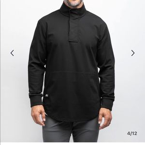 Elite+ Fairway Drop-Cut Pullover- Black/L